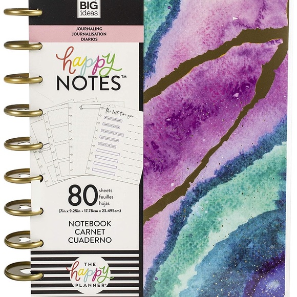 The Happy Planner Other - Happy Notes Notebook💜💙